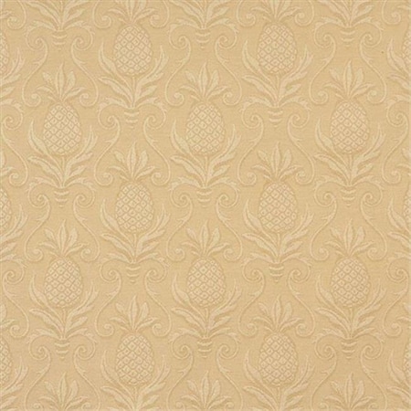 Designer Fabrics Designer Fabrics E524 54 in. Wide Gold; Pineapple Jacquard Woven Upholstery Grade Fabric E524
